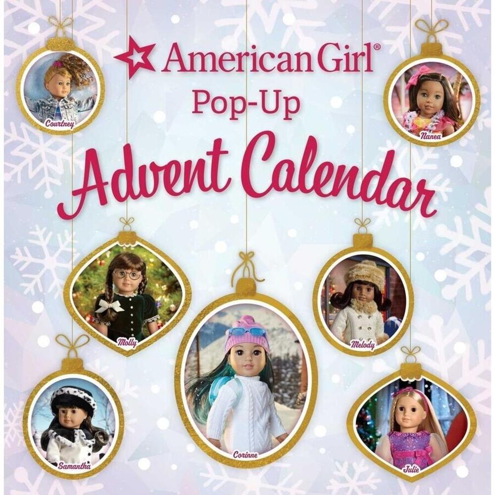 American Girl Pop-Up Christmas‎ Tree Advent Calendar Suprise Ornaments NEW